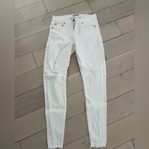 Pistola white Denim skinny Jeans size 24